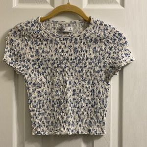 Hollister baby doll top short sleeve